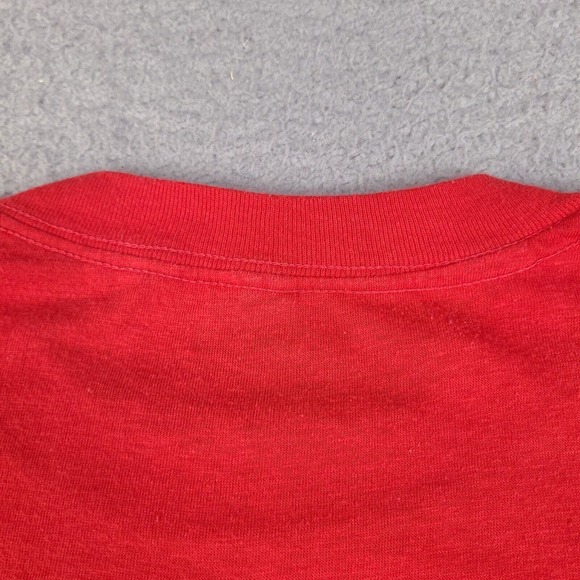 Vintage 1982 Electricians Excuse T-Shirt Mens Medium Red Single Stitch USA Made - Picture 11 of 16